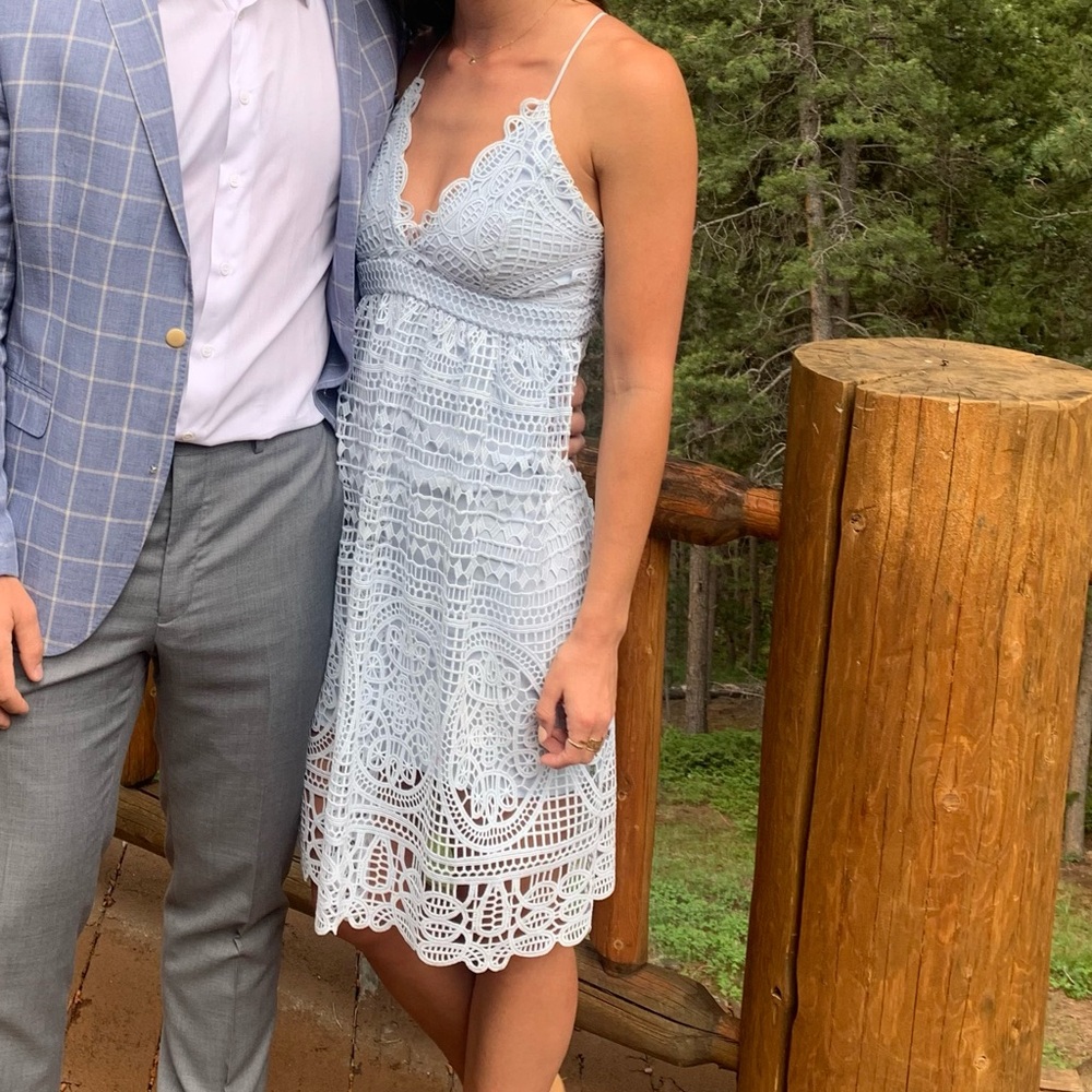 Bardot Baby Blue Cocktail Dress